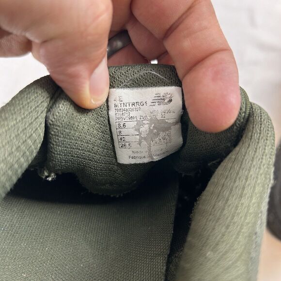 New Balance FuelCore Mountain Men Sz 8.5 4E Running Forest Green MTNTRRG1 - Picture 8 of 8